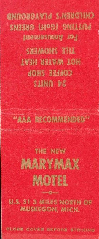 Marymax Motel - Matchbook